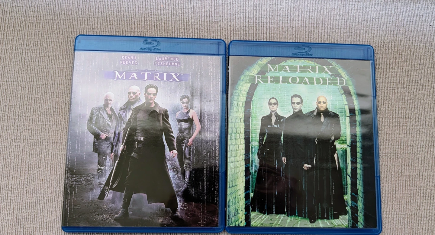 The Matrix & The Matrix Reloaded Blu-ray Movies