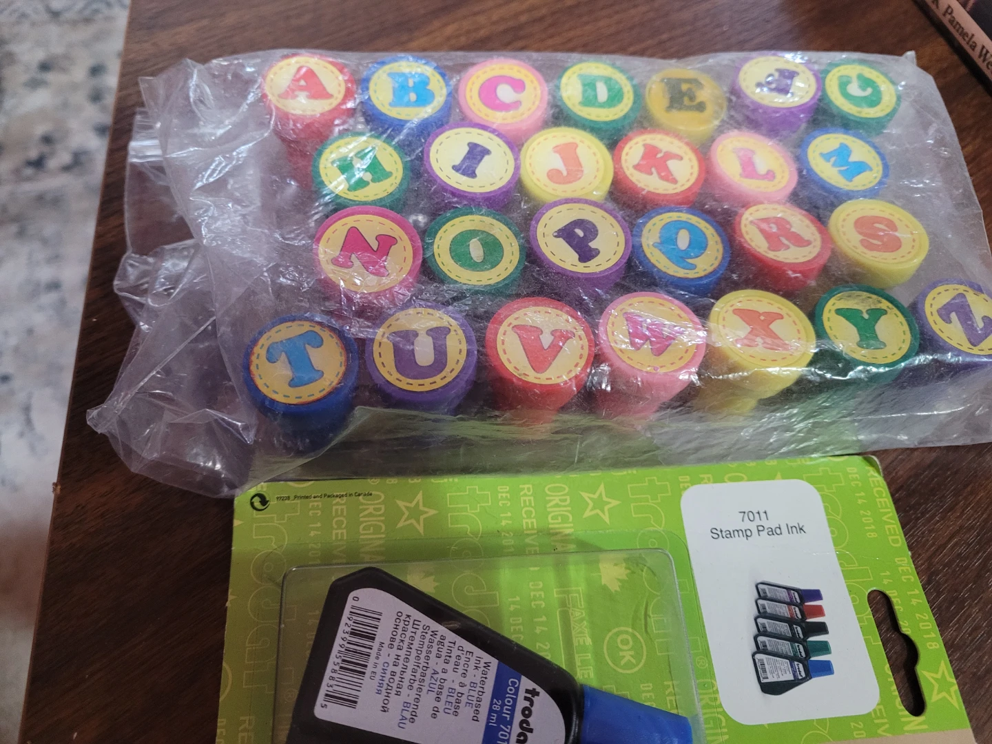Trodat Alphabet Stamps and Ink Pad - photo 2