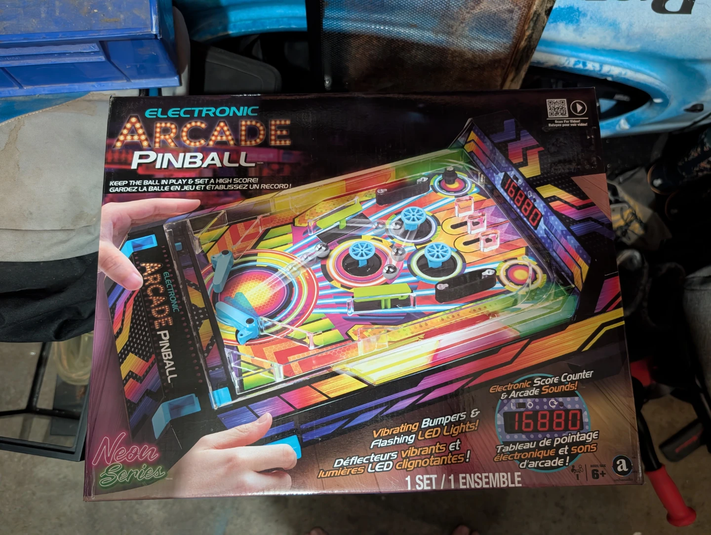 Electronic Arcade Pinball Neon Series Game