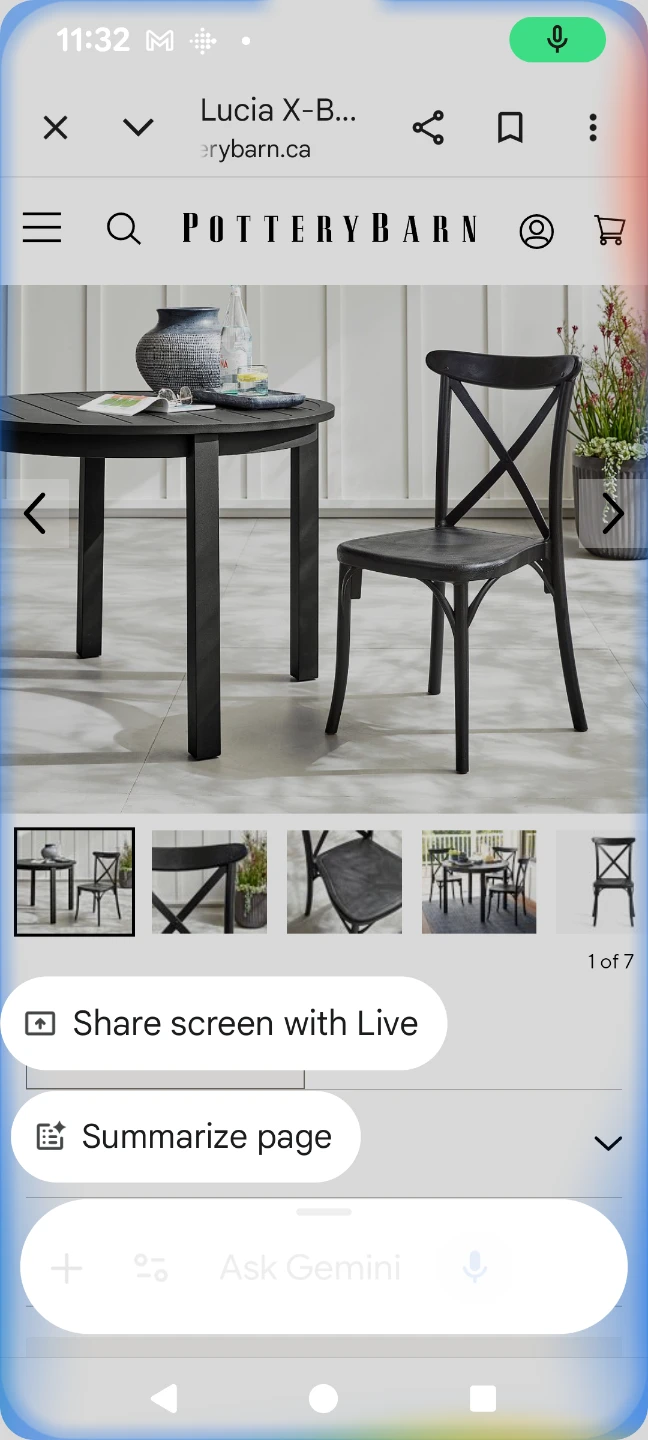 Pottery Barn Lucia X-Back Chairs (Set of 4) - photo 4
