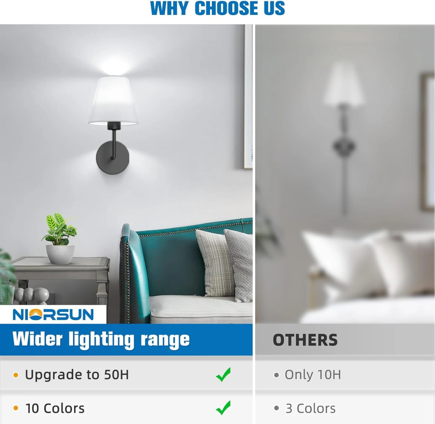 2-Pack Battery Operated Wall Sconces - photo 3