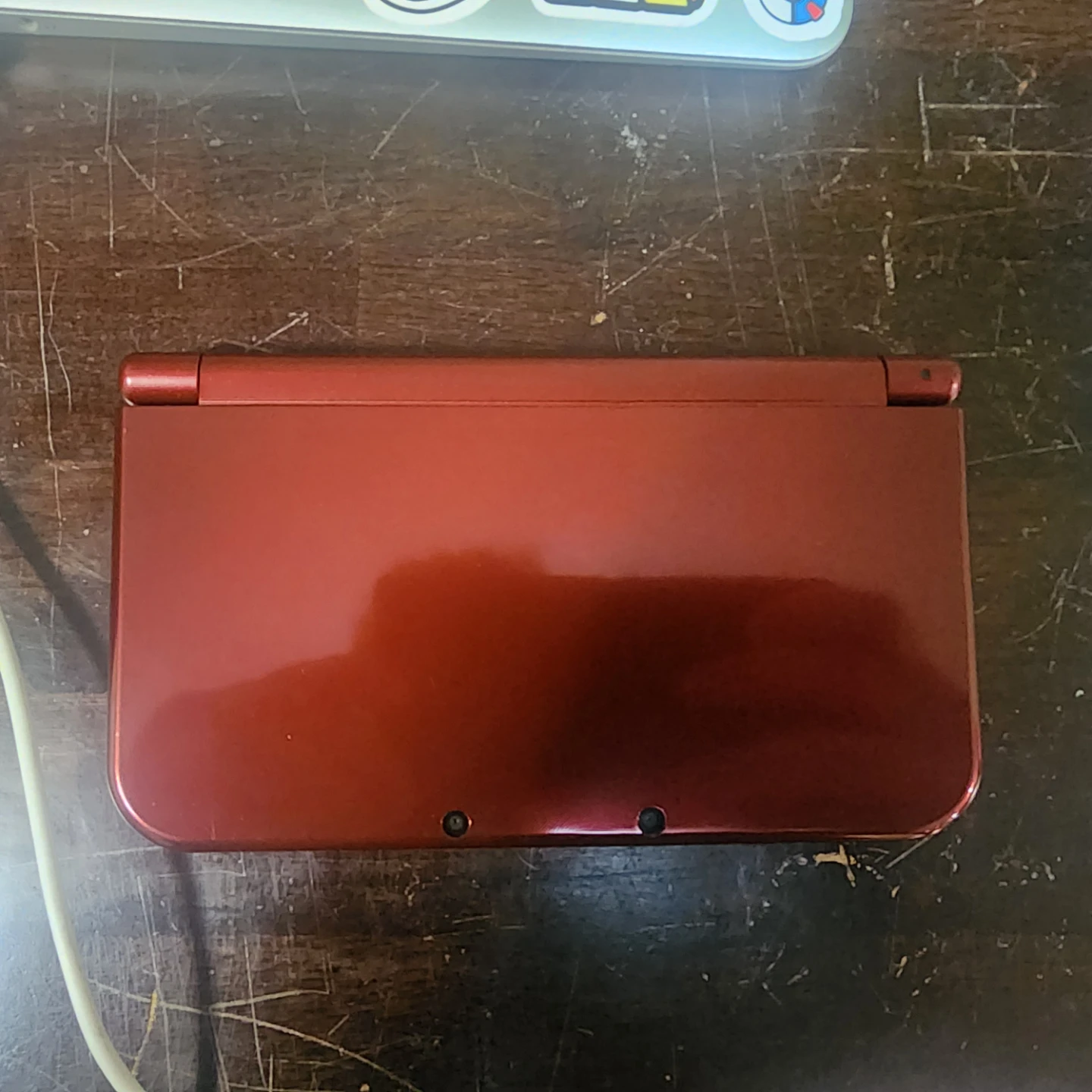 Light use *New* Nintendo 3DS XL metallic red original software. - photo 2