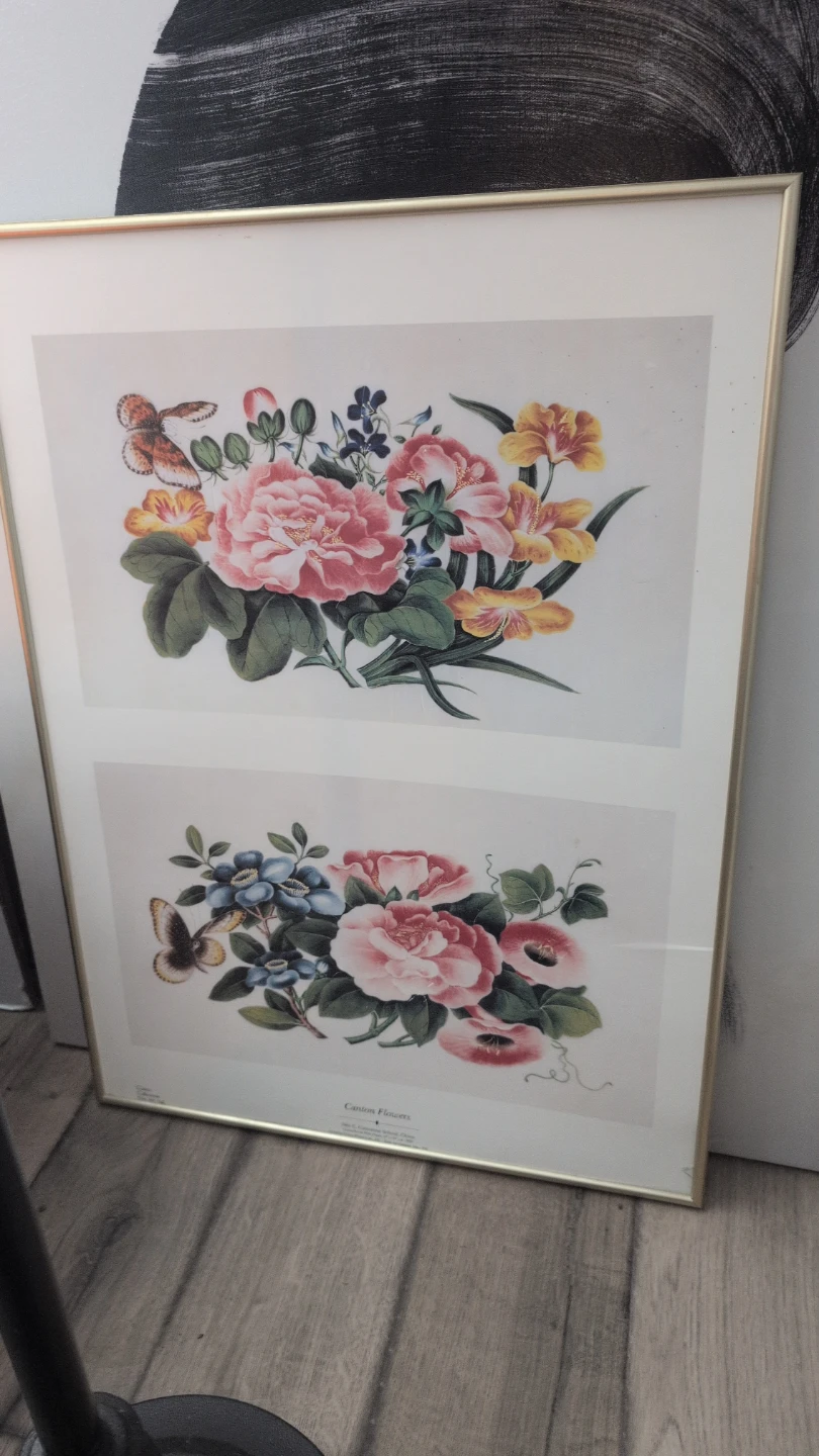 Framed Cantonese Flowers Print - photo 2