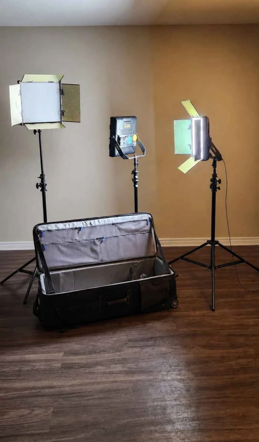 Ikan Professional Lighting Kit includes free Light luggage