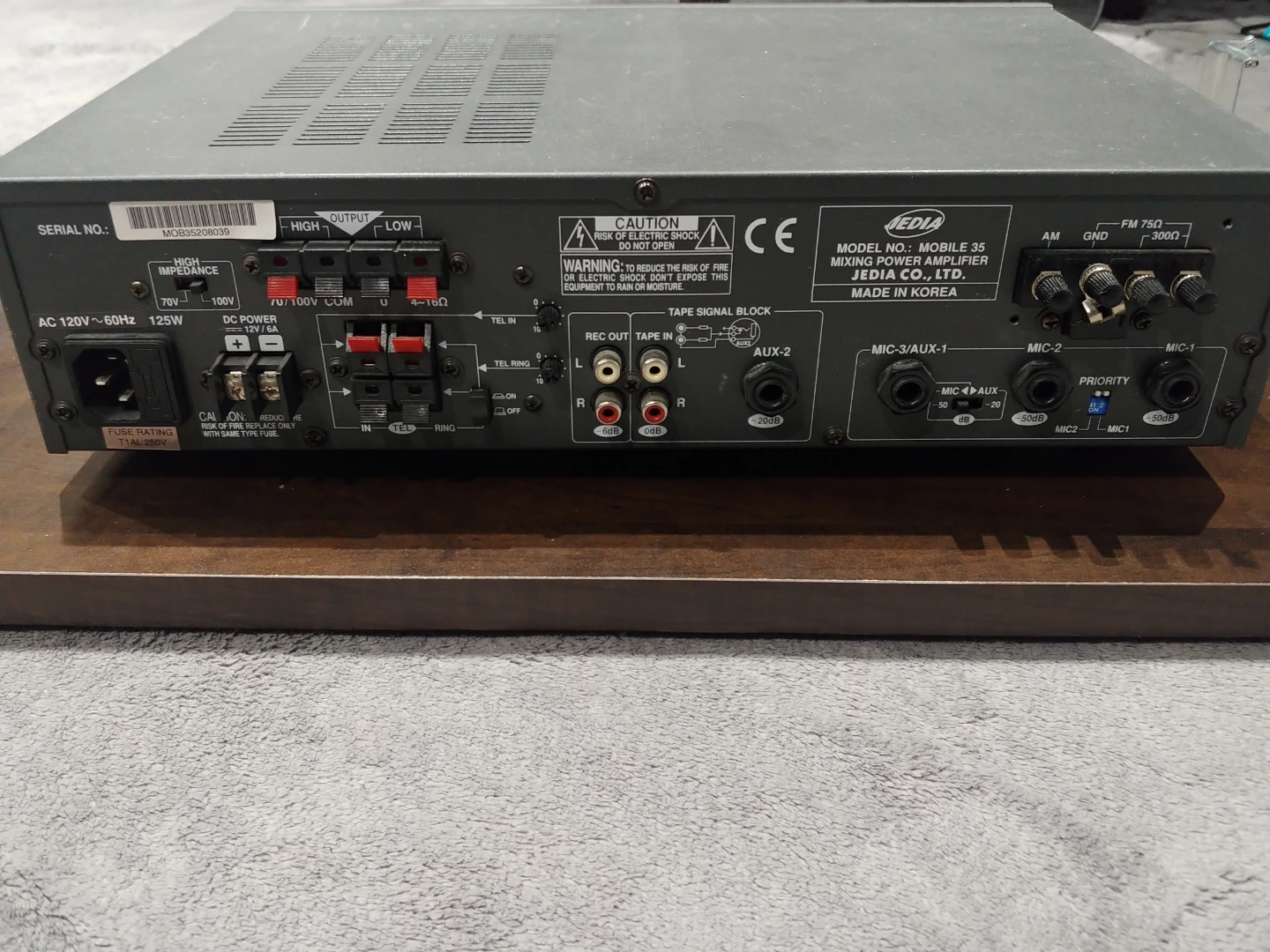 JEDIA MOBILE 35 Mixing Power Amplifier - photo 2