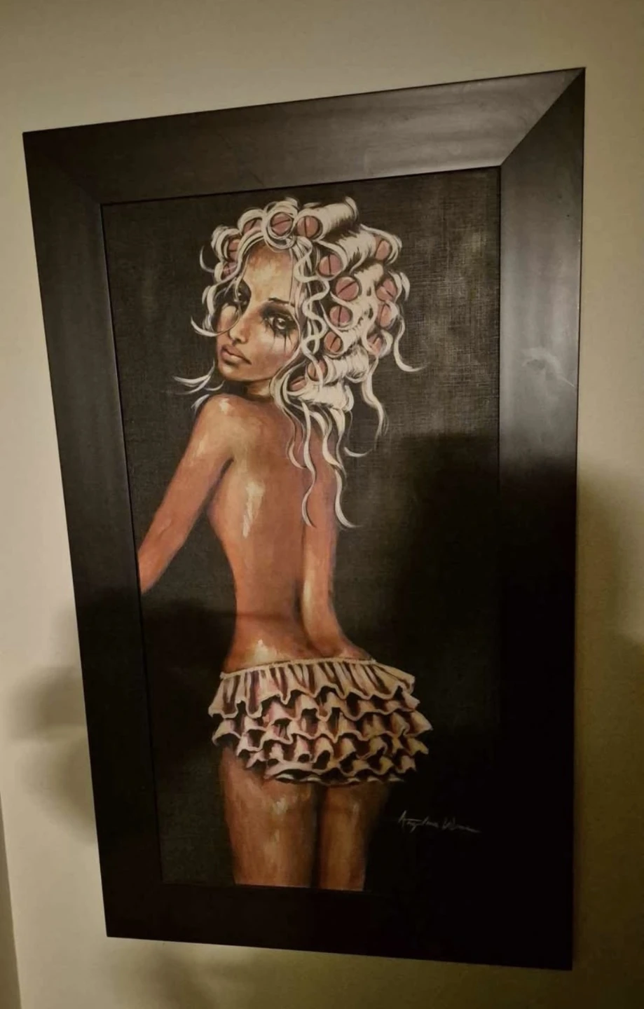Angela Wrona Canvas framed