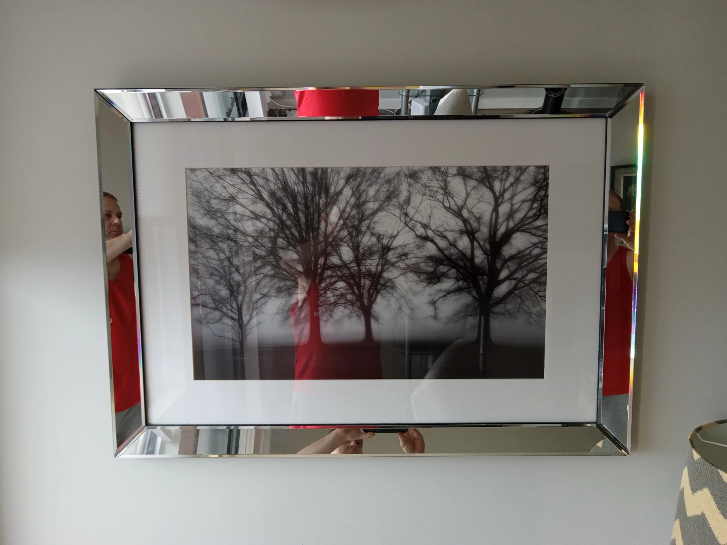Mirrored Frame Wall Art Print