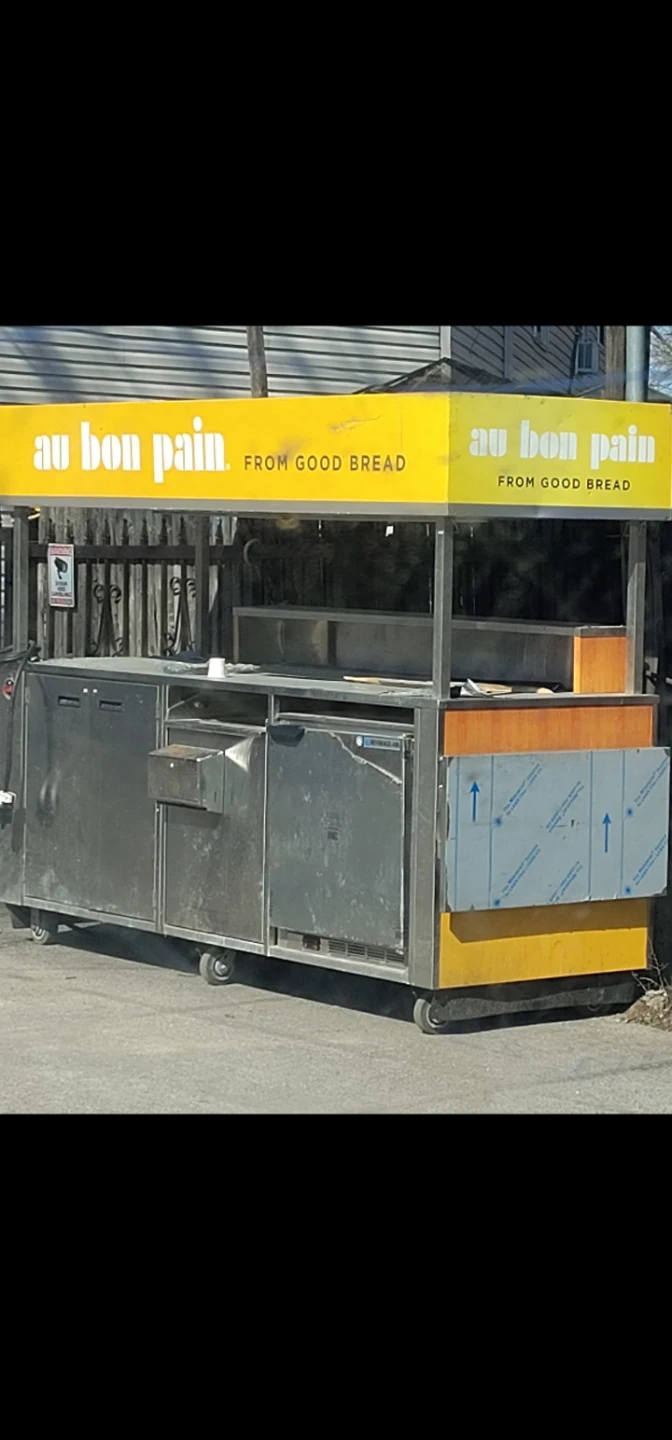 Food cart with low boy and hot water