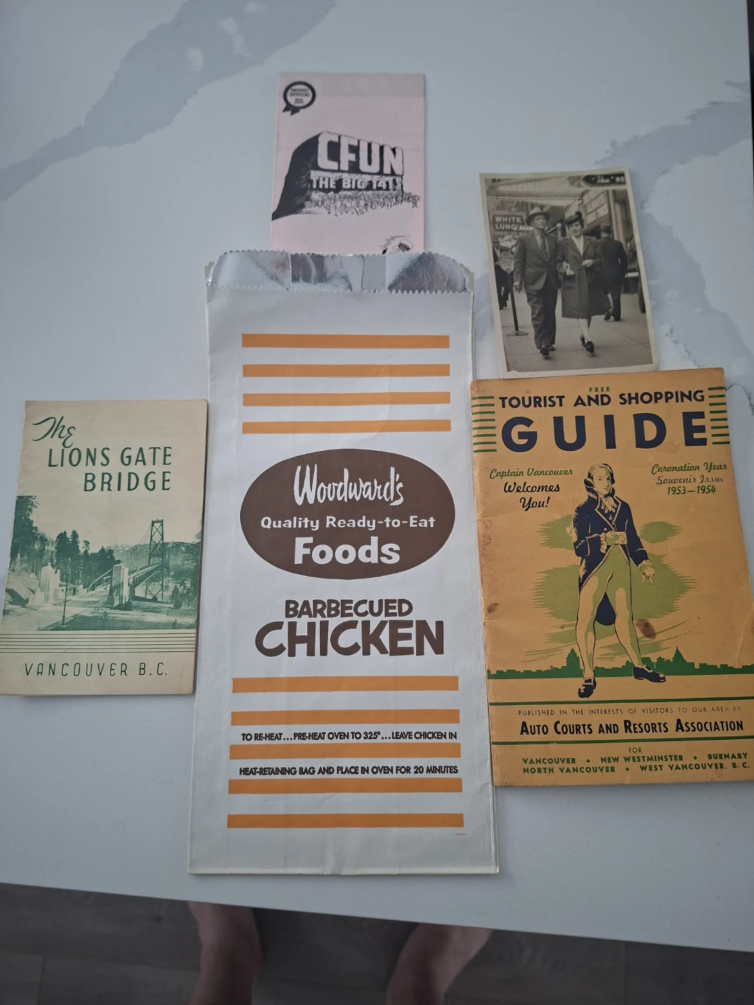 Vintage Vancouver advertising lot 1930s 40s and 50s stuff