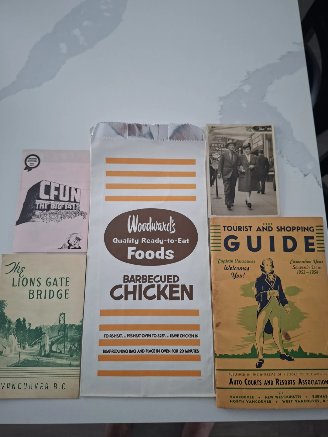 Vintage Vancouver advertising lot 1930s 40s and 50s stuff - photo 2