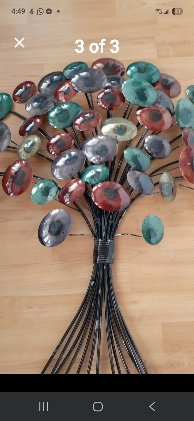 Metal Wall Art Tree Sculpture - photo 3