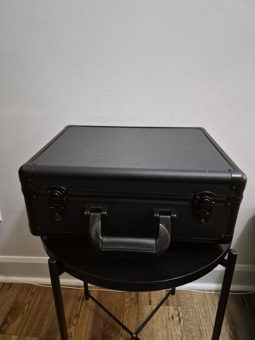 Black Aluminum Hard Case with Foam Inserts
