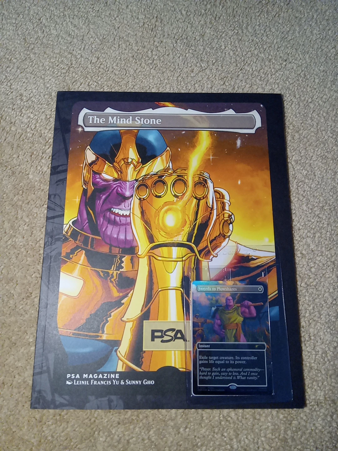 PSA Magazine & Magic The Gathering Promo Card