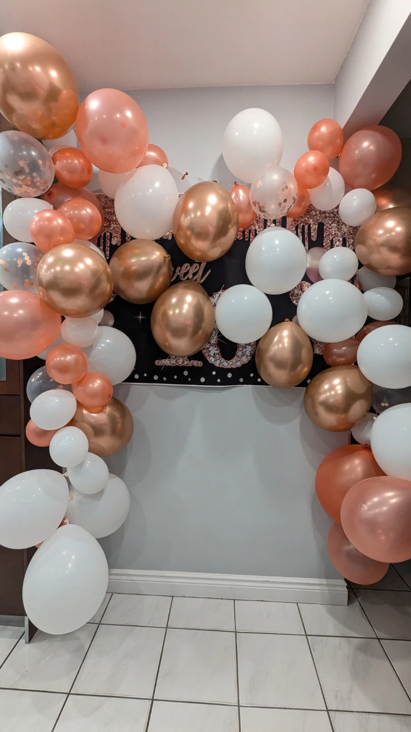 Ready made balloons garland for birthday anniversary or others