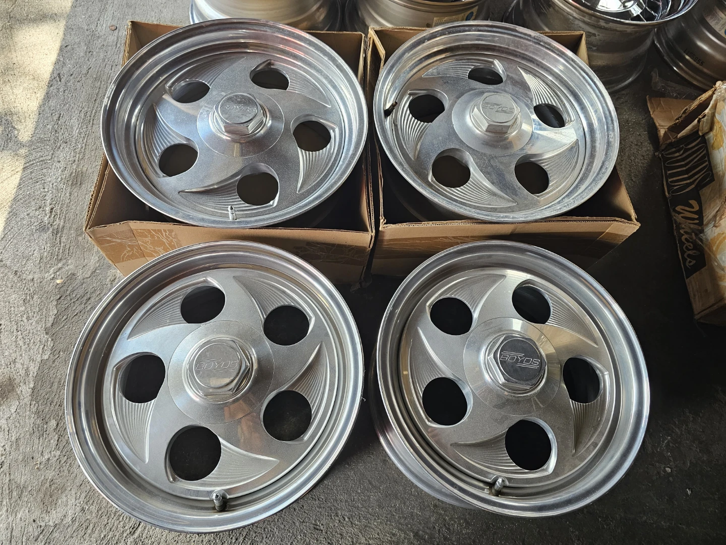 New 17 inch staggered Boyd's coddington wheels rims 5x114.3 - photo 2