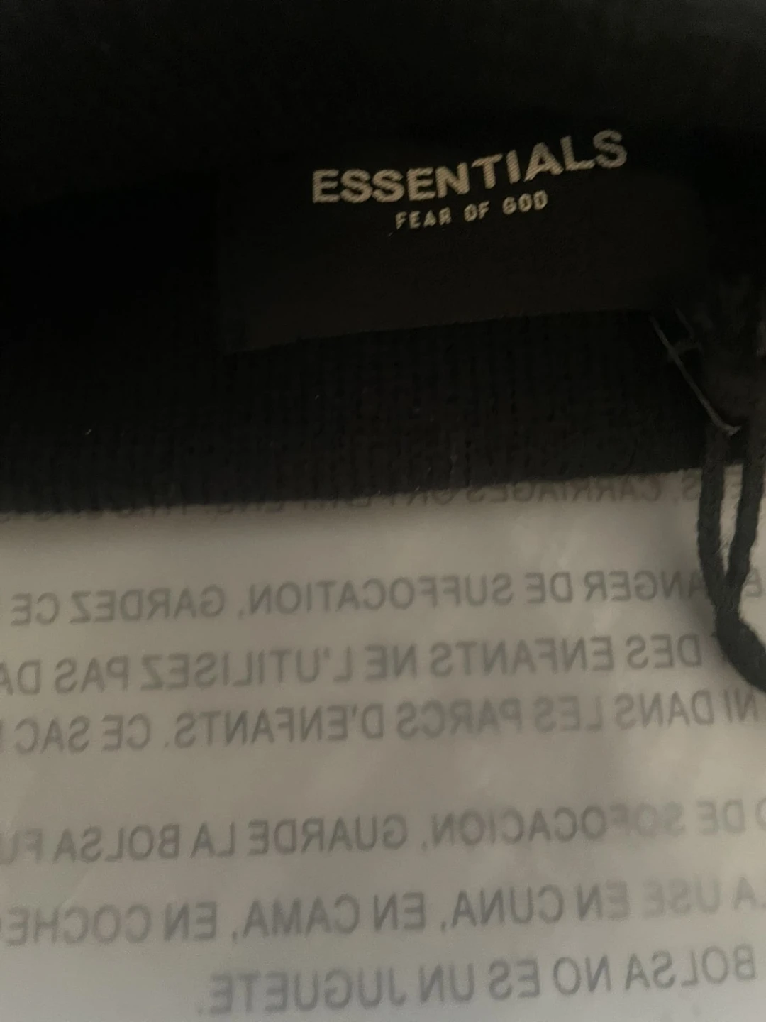 Black Essentials Fear of God Beanie