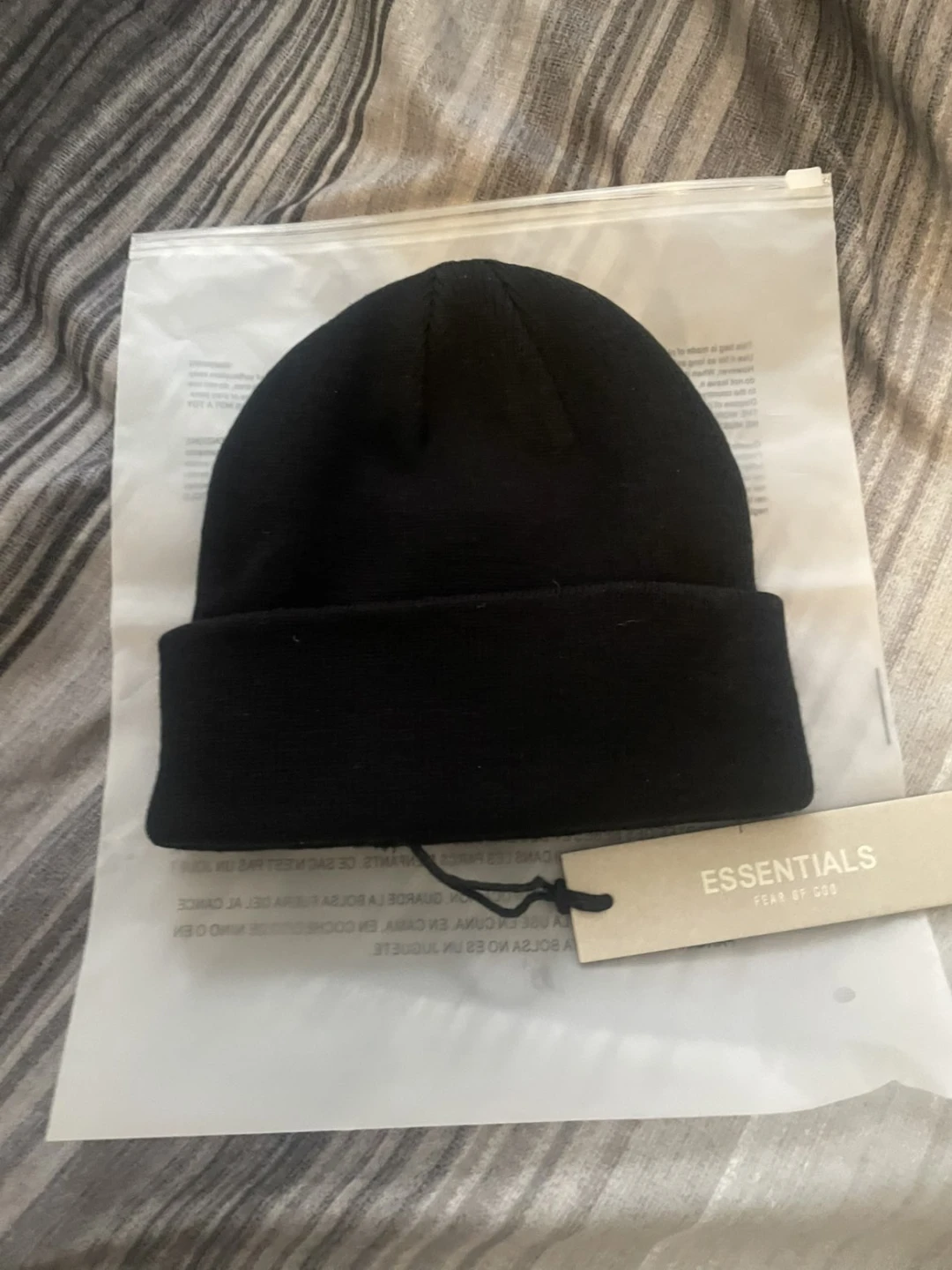 Black Essentials Fear of God Beanie - photo 4