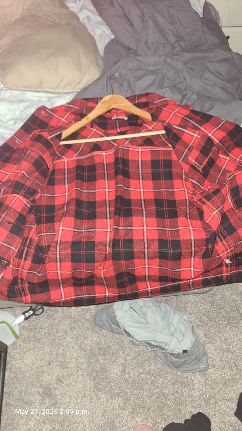 Unisex Plaid Flannel Shirt - photo 2