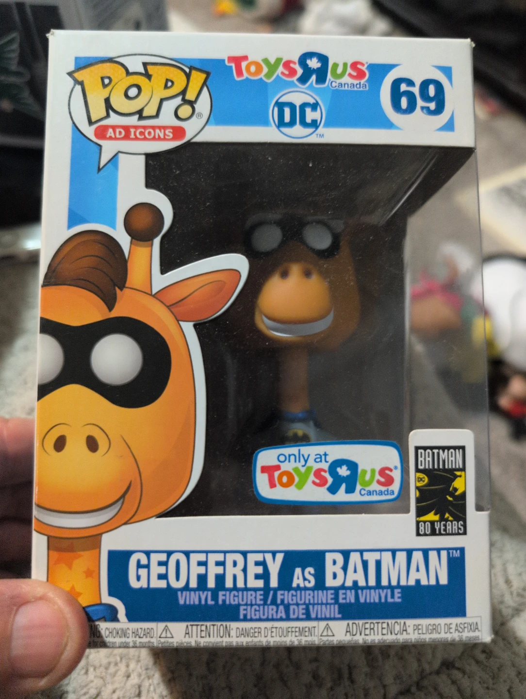 Funko Pop! Ad Icons Geoffrey as Batman #69