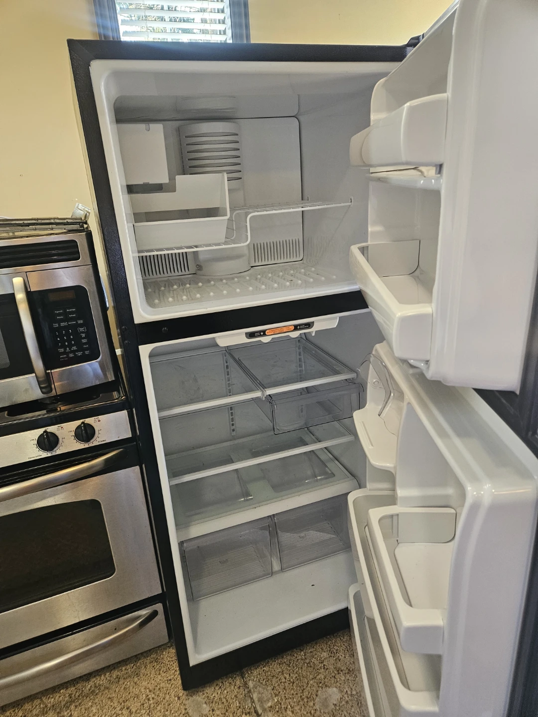 GE Stainless Steel Refrigerator - photo 3