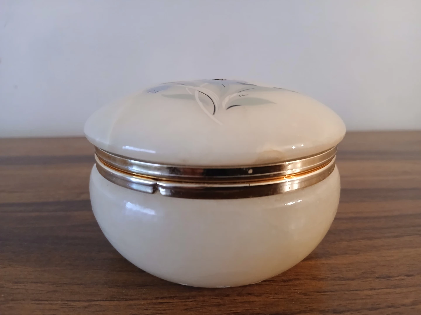 Vintage Alabaster Italian Trinket Box - photo 2