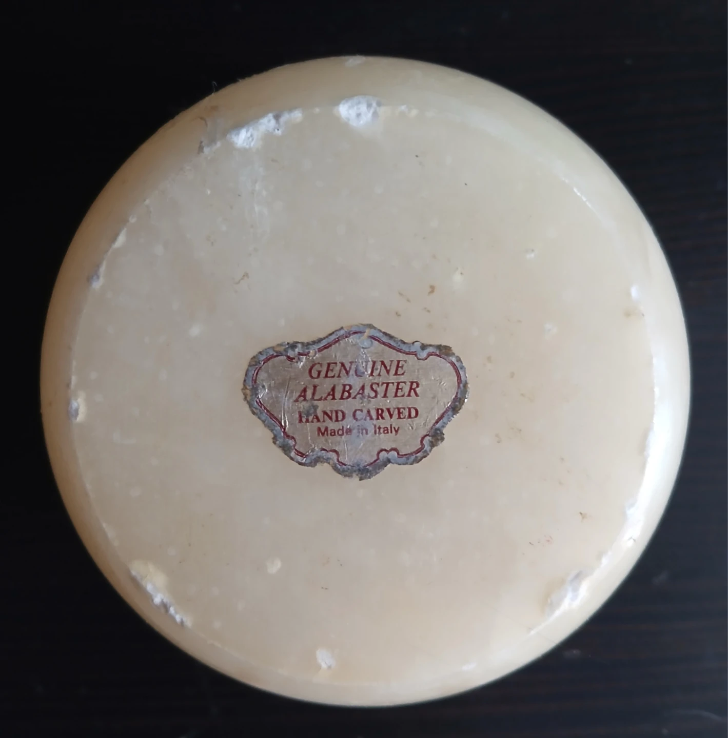 Vintage Alabaster Italian Trinket Box - photo 4