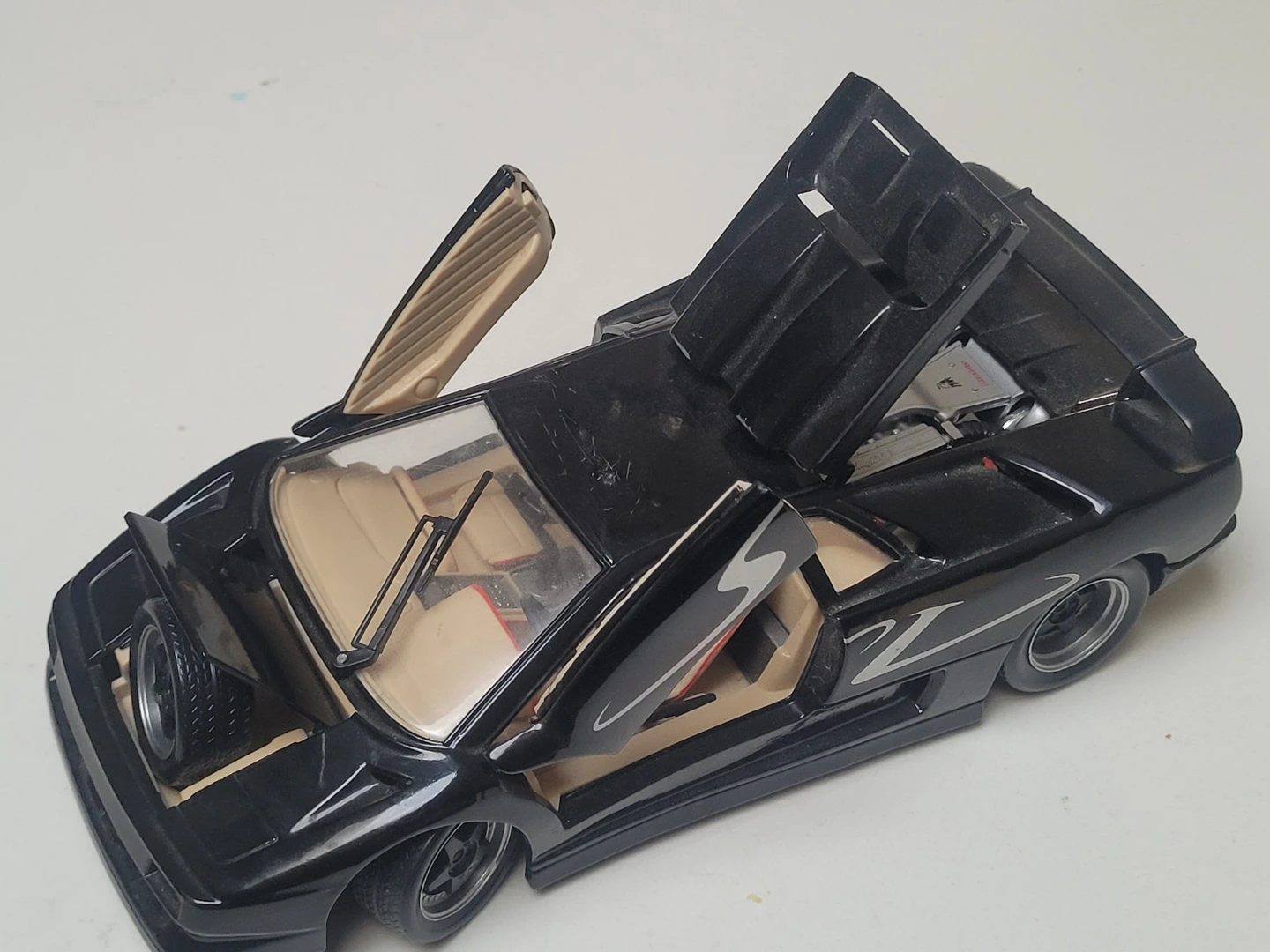 Black Lamborghini Diablo Toy Car