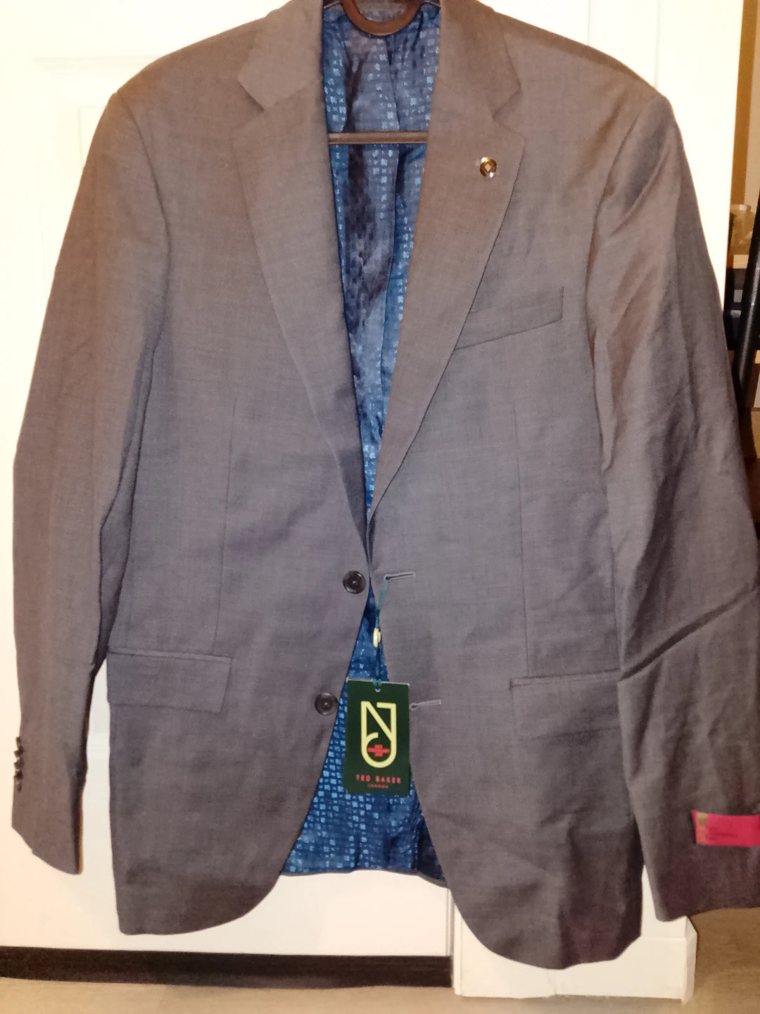 Ted Baker London JAKE CT Suit Jacket - Grey, Size 38R