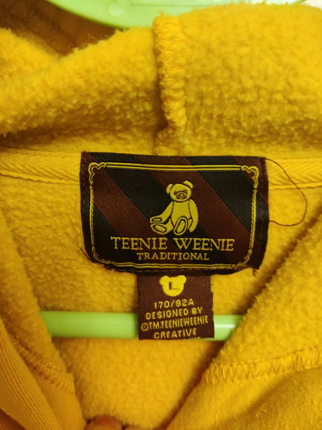Teenie Weenie Traditional Yellow Bear Hoodie Size L (no3) - photo 2