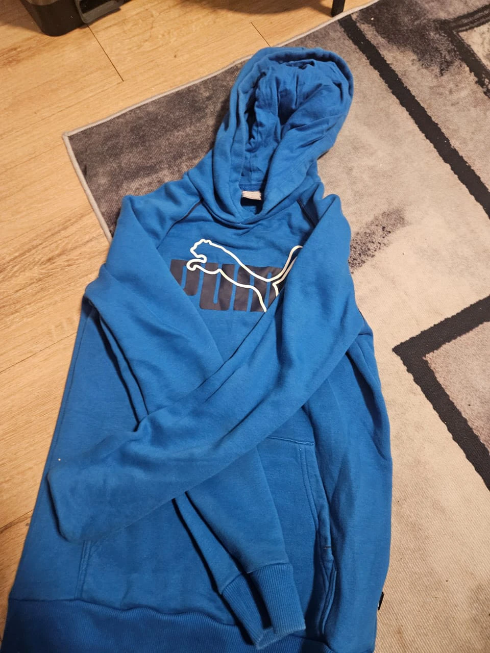 Puma Blue Hoodie with Logo - Size L(14-16) - photo 3