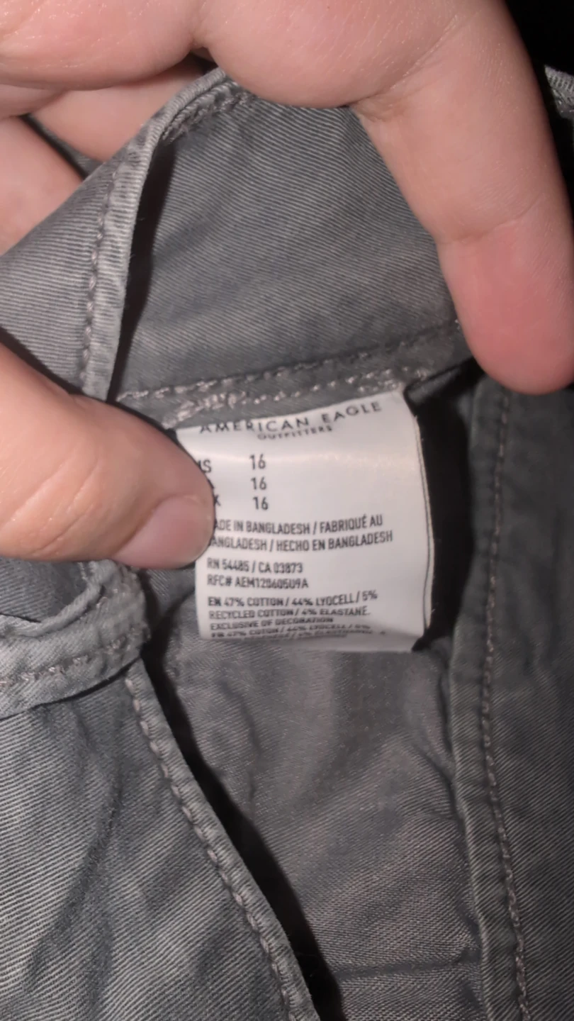 American eagle grey shorts - size 16 - photo 3