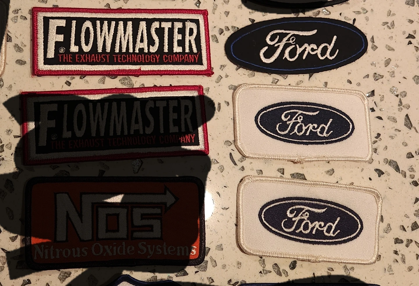 Automotive Racing Embroidered Patches