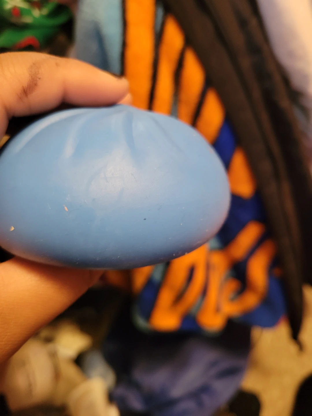 Blue Squishy Toy with Face - photo 4