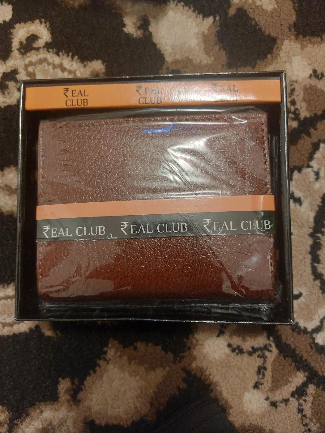 Real Club Brown Genuine Leather Bi-Fold Wallet - photo 2