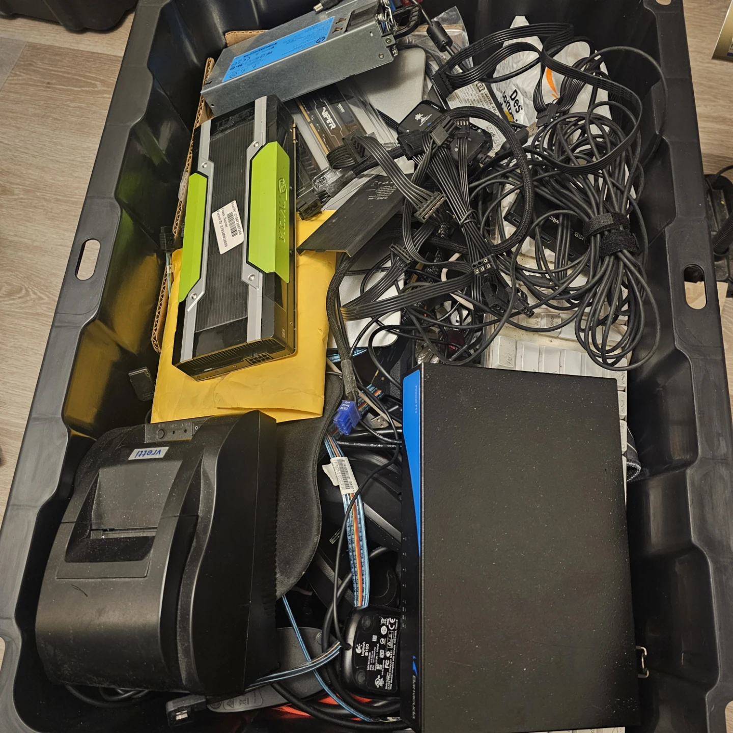 Computer Parts Bundle: Graphics Card, Power Supply, and More