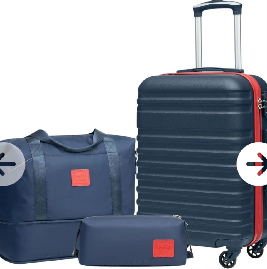 Coolife Luggage Set (3 Pieces)