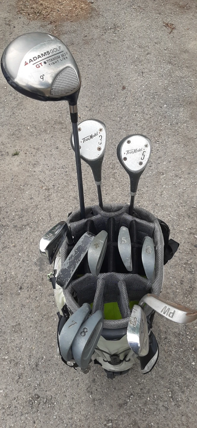 Complete Set Of Men's Right Handed Golf Clubs With Bag & Cover - photo 2