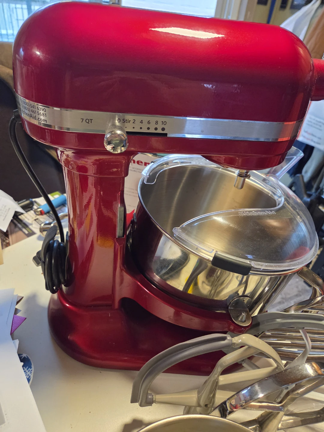 KitchenAid 7 QT Stand Mixer with Attachments