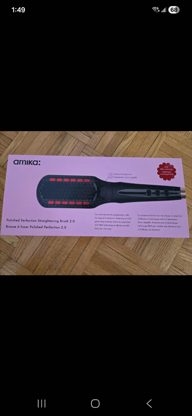 Amika polished perfection thermal heat straightening brush - photo 2