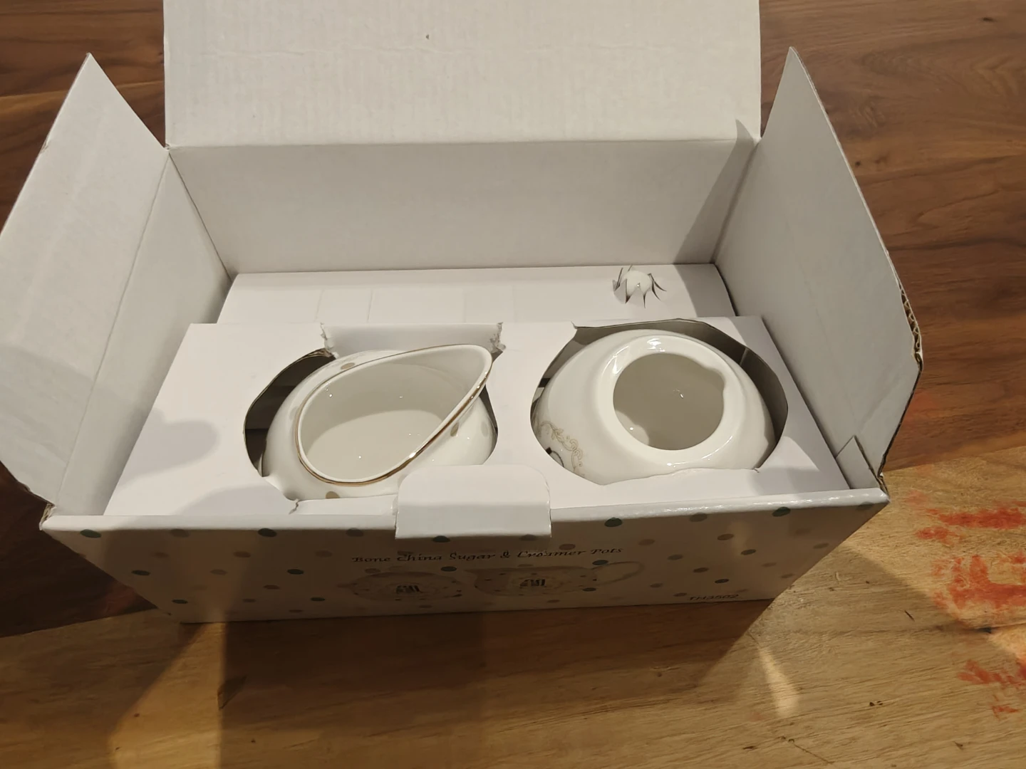 Bone China Sugar & Creamer Pots Set - photo 3