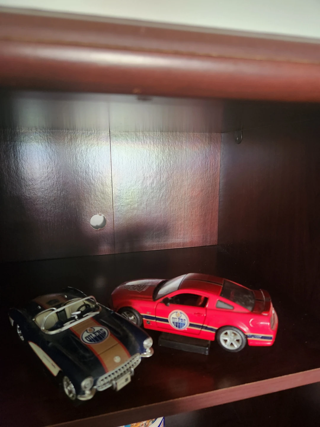 Oilers display cars