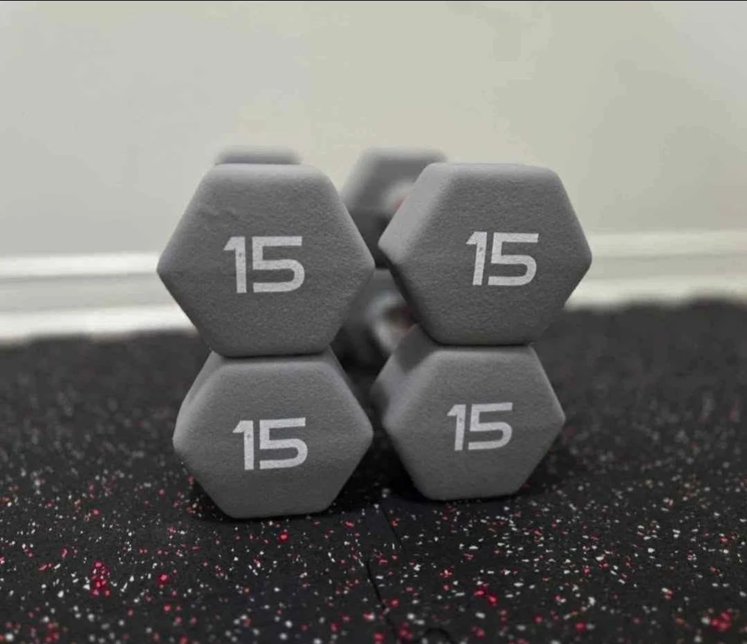 Two 15lb Neoprene Dumbbell Weights Pairs - photo 2