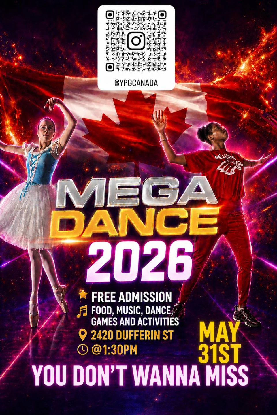 Mega Dance 2026 Event Poster