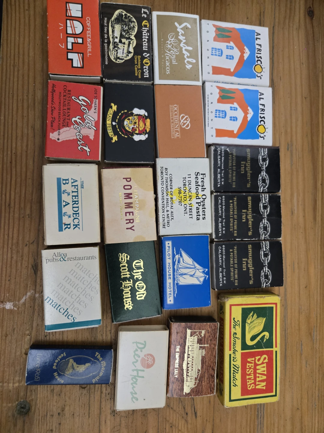 Vintage matches