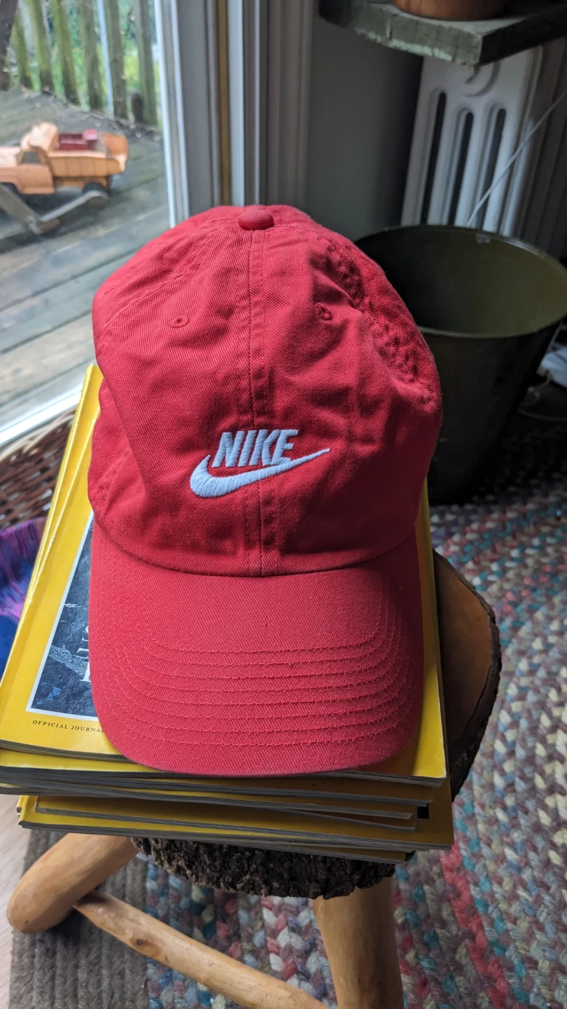 Red Nike Baseball Cap