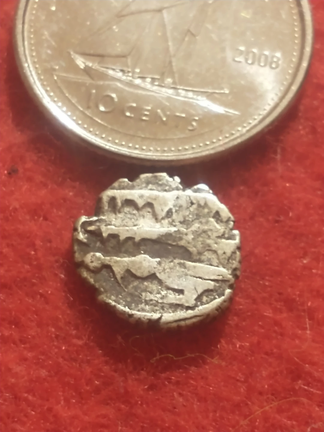1335-1527 Sindh Sultanate Indian silver dirham, unattrib. ~0883 - photo 5