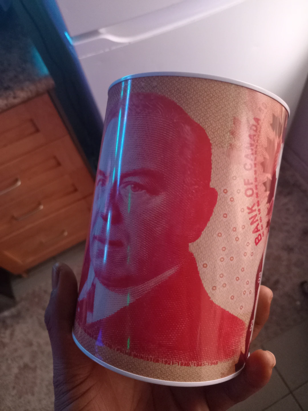 Canada $50 Bill Coin Bank - photo 2
