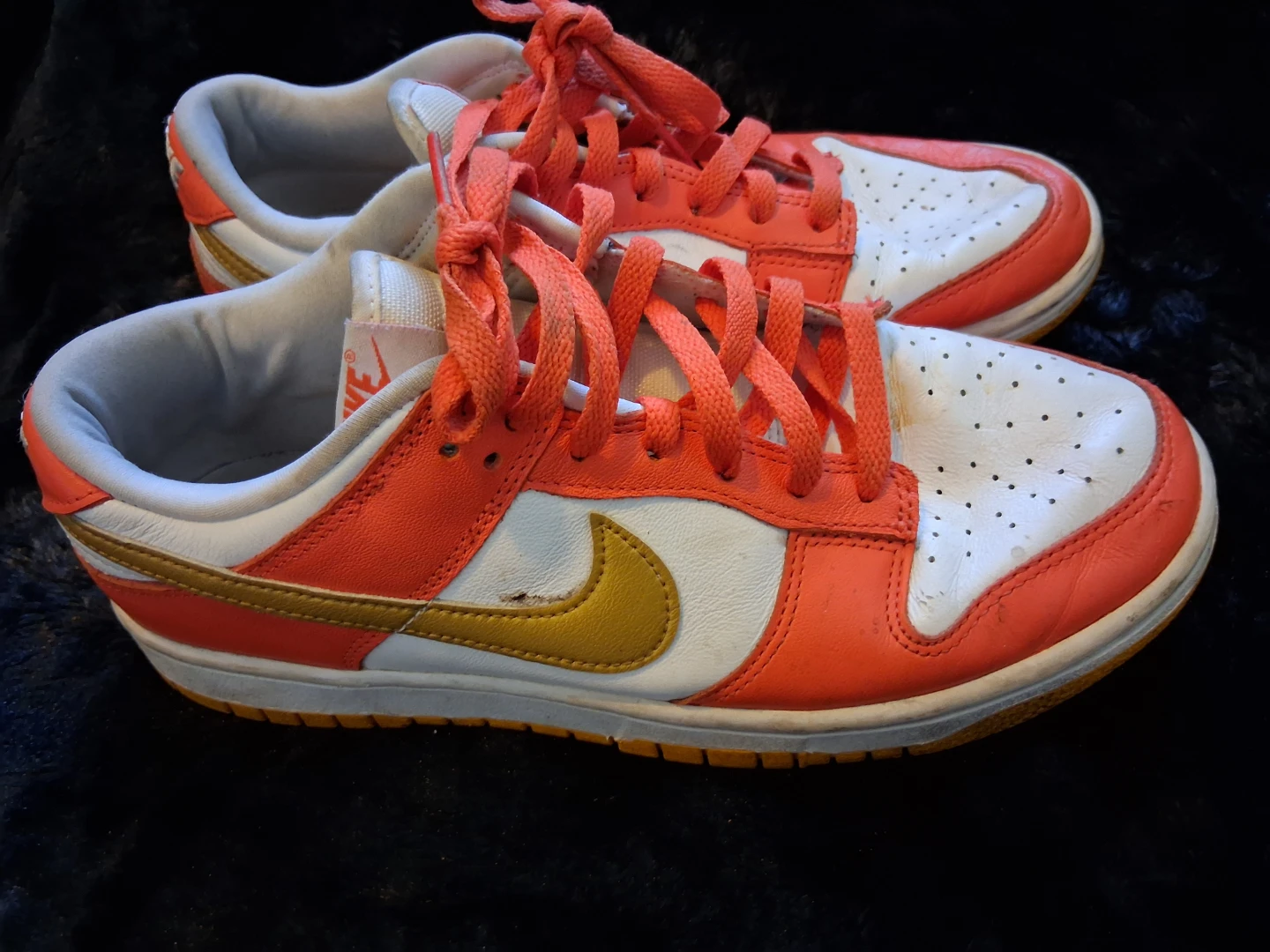 Nike Dunk Low "Syracuse" Orange White Gold