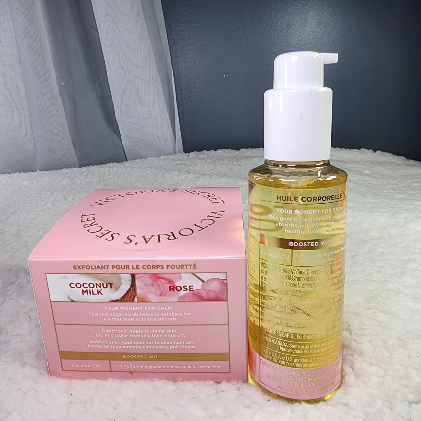 Victoria's Secret Coconut Milk Rose Whipped Body Scrub and Oil - photo 3