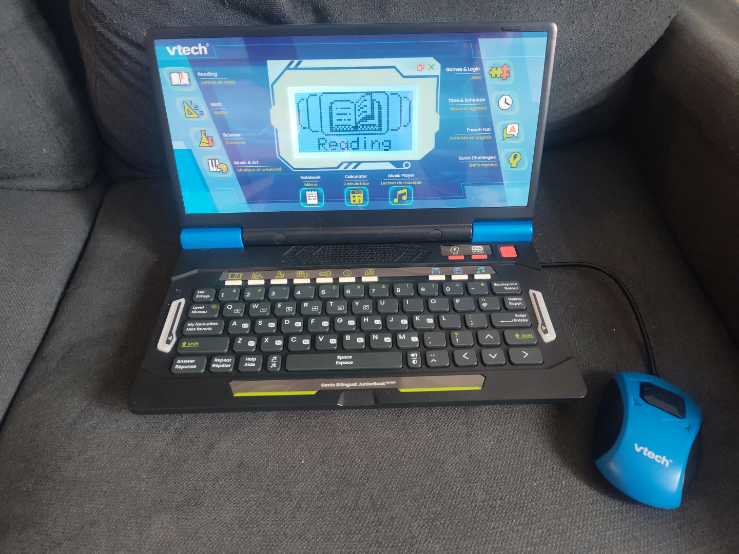 VTech Genio Bilingual JuniorBook Learning Laptop with Mouse